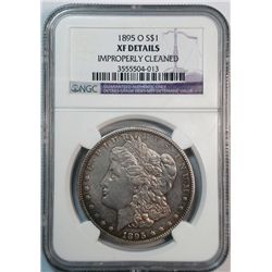 1895O  Morgan $    NGC XF cleaned