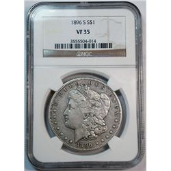 1896S  Morgan $    NGC35  XF GS bid = $180