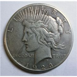 1928 PEACE DOLLAR XF ORIGINAL