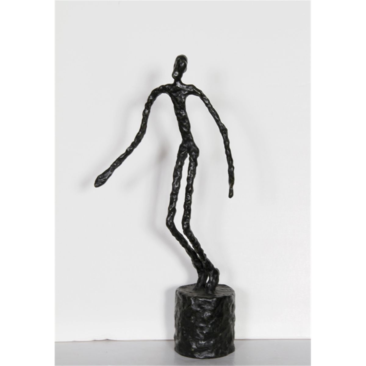 Alberto Running Man, Bronze Sculpture