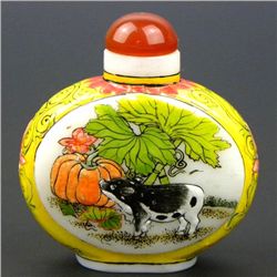 Antique Chinese Cloisonne Snuff Bottle (ANT-1467)