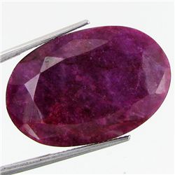 38.16ct African Ruby Oval Cut (GEM-37309)