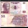 Image 1 : 2000 Congo 50 Franc Note Crisp Unc RARE (COI-3892)