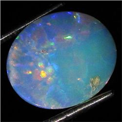 3.71ct Australian Black Opal Doublet Full Fire (GEM-35881)