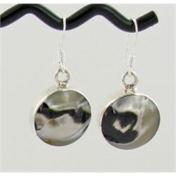 Sterling Mother of Pearl Earrings (JEW-1400)