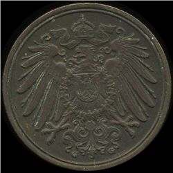 1897G Germany 1pf MS63 ERROR (COI-9773)