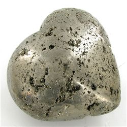 1710ct Handcarved Pyrite Heart (MIN-000129)