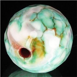 27.35ct Spearmint Fire Agate Sphere Pendant (GEM-35636)