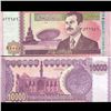 Image 1 : 2002 Iraq Last Saddam Scarce 10k Dinar Crisp Unc (COI-3716)