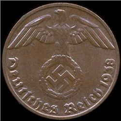 1938E Germany 1pf MS65 (COI-9924)