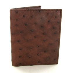 Mens Ostrich Hide Skin Wallet (ACT-301)