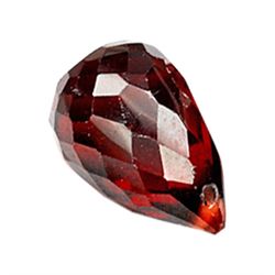 3.06ct Electric Briolette Red Mozambique Garnet (GEM-4618A)