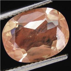 3.75ct Clear Champagne Oregon Sunstone Oval (GEM-30974)