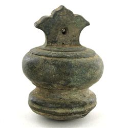 Antique Urn Shaped Bronze Opium Weight 1800s (ANT-1970)