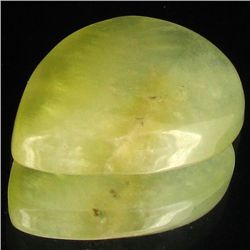 30ct Lemon Prehnite Cabochon (GEM-35690)