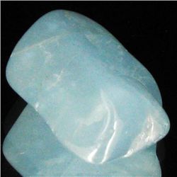 30.95ct Strong Blue Freeform Aquamarine Cabochon (GEM-33670)