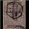 Image 1 : 1884 RARE GB 2.5s Deep Lilac Used Stamp (STM-1559)