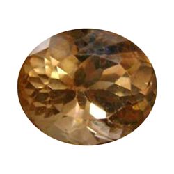 11.00ct Oval Champaigne Color Topaz Afghan (GEM-26329)