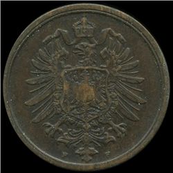 1875F Germany 2pf VF/XF (COI-9798)