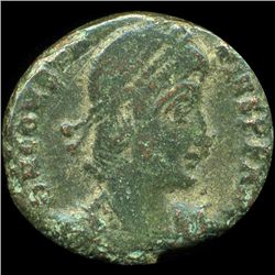 300AD Roman Bronze Coin Higher Grade (COI-9563)