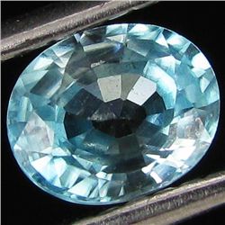 1.15ct Natural Blue Zircon Cambodia Oval (GEM-29472C)