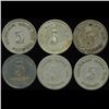 Image 2 : 1874-1919 Germany 5pf G/XF 6Pcs (COI-9818)