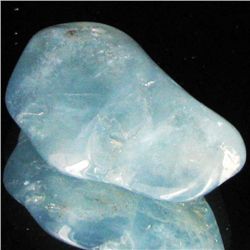 31.25ct Strong Blue Freeform Aquamarine Cabochon (GEM-33679)