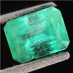 .81ct Top Clear Columbian Emerald Rectangle (GEM-32615)