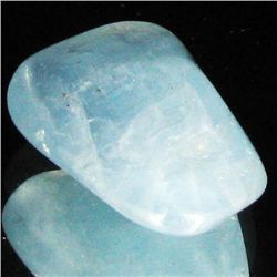 17.4ct Strong Blue Freeform Aquamarine Cabochon (GEM-33678)