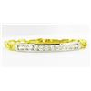 Image 1 : 58twc Lab Diamond 22k Gold Vermeil Bracelet (JEW-2351)