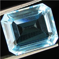 10.6ct Sky Blue Topaz Octagon (GEM-20591)