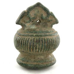 Antique Urn Shaped Bronze Opium Weight 1800s (ANT-1968)