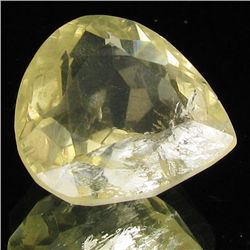 31.60ct Untreated Natural Lemon Citrine Pear (GEM-31930)