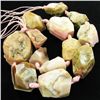 Image 1 : 810twc Natural Pink Opal Chunk Strand (JEW-3463)