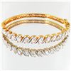 Image 1 : 64.2twc Lab Diamond Gold Vermeil Bracelet (JEW-3540)