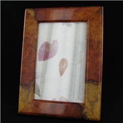 Handcrafted Afzelia Burl Frame (DEC-342)