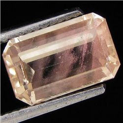 2.80ct Clear Champagne Oregon Sunstone Octagon (GEM-31020)