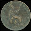 Image 2 : 1876H British Victoria Penny XF/VF (COI-7222)
