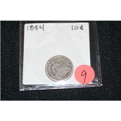 1854 one dime