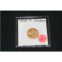 1925d 2 1/2 gold indian
