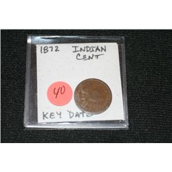 1872 indian cent