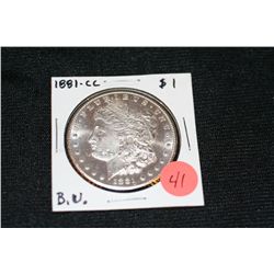 1891cc morgan dollar bu proof like
