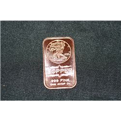 .999 copper round