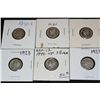 Image 1 : 6 mercury dimes