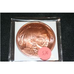 2011 copper round .999 1 oz.