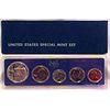 Image 1 : 1966 SMS Mint Set Includes the PL Special Mint Set coins. The 40% silver half is included