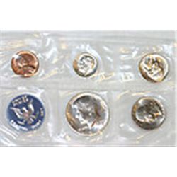 1965 SMS Mint Set Includes the PL Special Mint Set coins. The 40% silver half is included