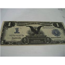 1899 $1 Black Eagle Silver Certificate, XF(6357)