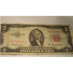 1953 -A $2 Red Seal Note