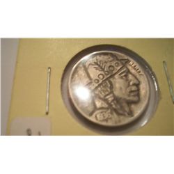 1936-D "Billy Jack" Hobo Nickel Signed By J Allen